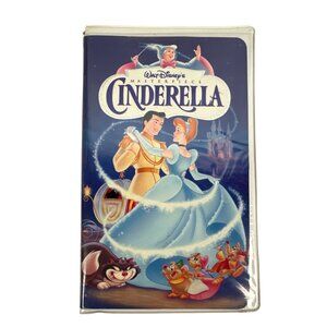 Walt Disneys Cinderella Masterpiece VHS 1995 Fully Restored Animated Classic